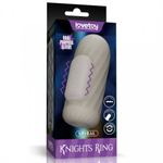 Мастурбатор-насадка с вибрацией Lovetoy Knights Ring Spiral (13,5*5,5 см)