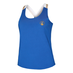 Женская теннисная майка Quiet Please Retro Serve & Volley Tank Top Women - Blue