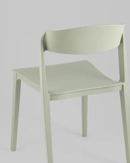 Стул Moris пластик серо-зеленый