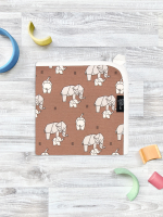 Двусторонний плед Mjölk Слоники оригами, уценка