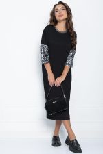 Платье Уютный шик (черное) П11148 LT Collection