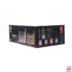 Набор стканов для виски AS Crystal Timeless золотая полоса 360 мл (6 шт)