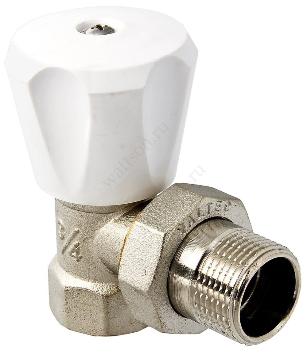 Клапан для радиатора регулировочный угловой 1/2" компактный VALTEC