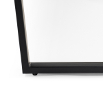 Стол деревянный Woodville Лота Лофт 140х80 черный матовый, дуб крафт золотой, ножки черные