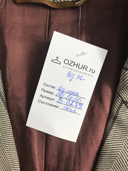 Пиджак стильный и практичный, визуально на 54/56 размер