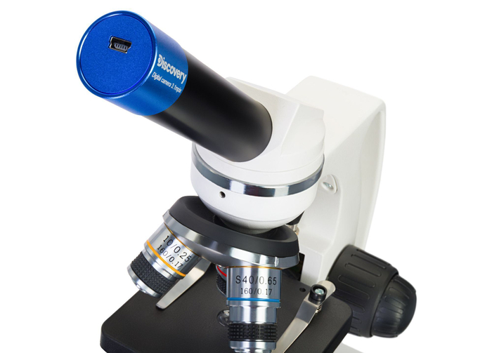 Микроскоп цифровой Levenhuk Discovery Femto Polar с книгой