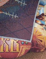 Декоративная гобеленовая салфетка Пасхальный перезвон 40х40 см