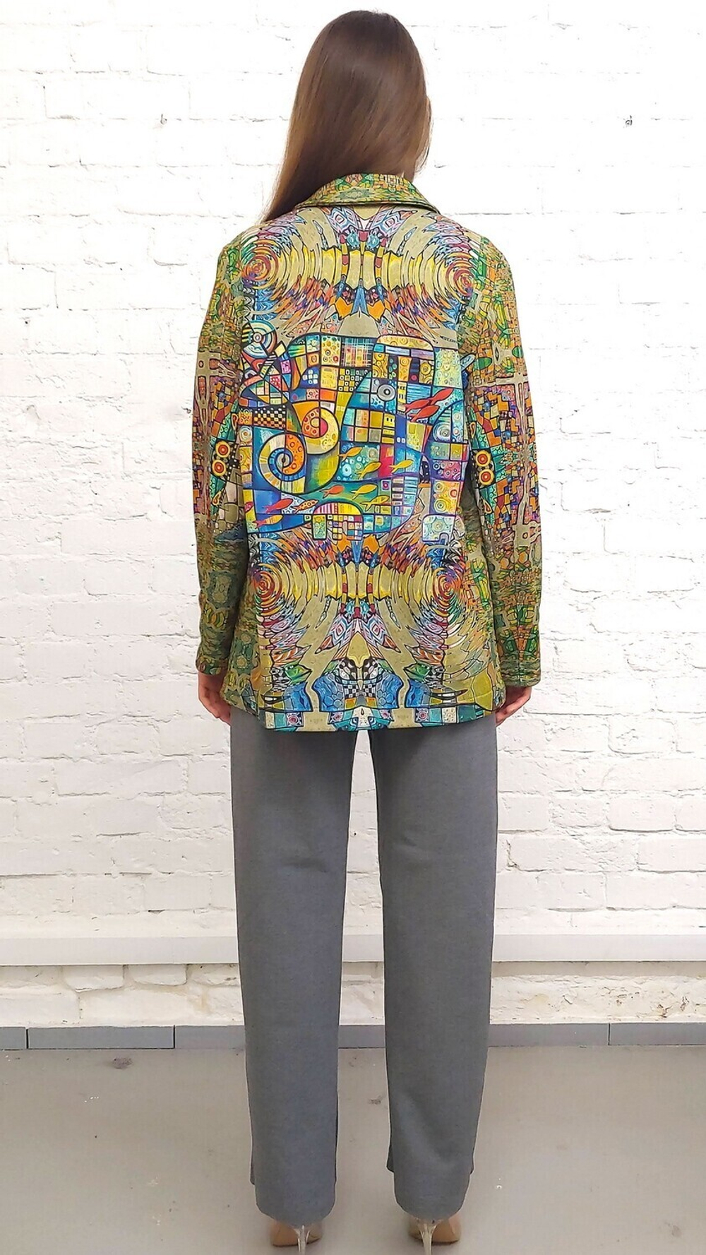 Трикотажный жакет "Витраж"