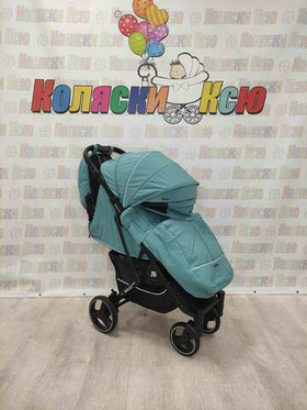 Коляска прогулочная Baballo Future 2024 бирюзовая (черная рама)