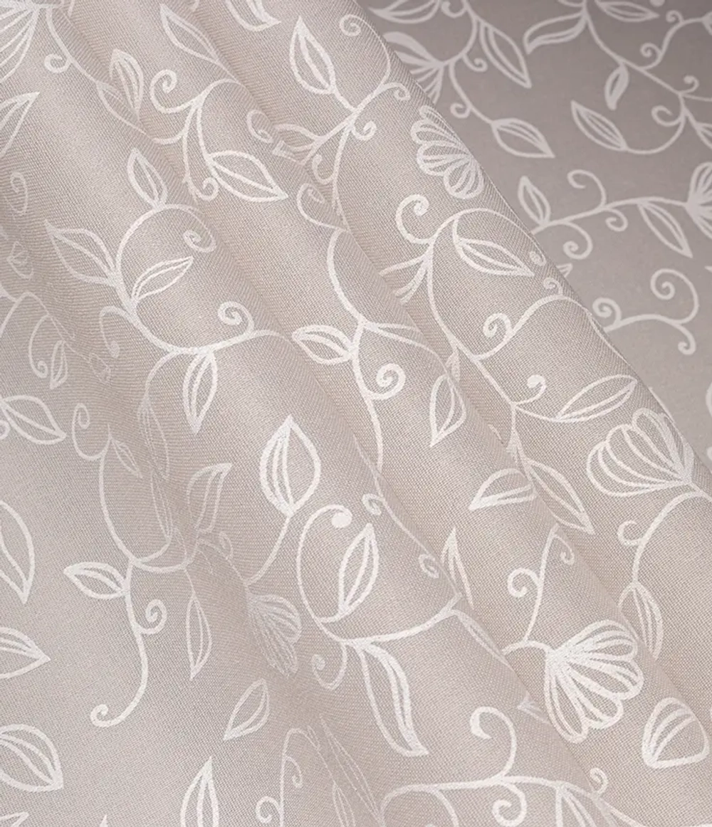 Рулонные шторы Леона Светло-серый