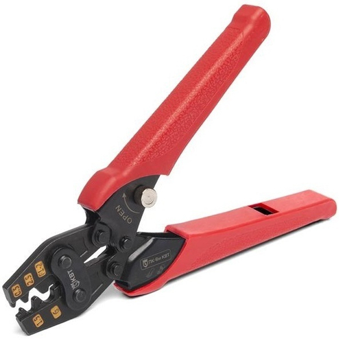 Пресс-клещи ПК-6м Профи (кримпер) для опрессовки неизолированных наконечников 0,5-6 мм2 КВТ 78865