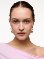 Серьги "Love Crystal" Gold