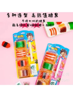 Жевательный мармелад в виде сета Суши-Сашими 50 г * 3 шт