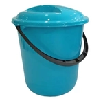 Ведро 12 л Rock'n'Roll с крышкой антрацит