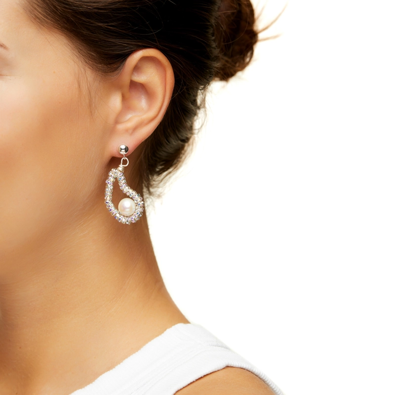 Серьги Крошечные Устрицы – Серебро