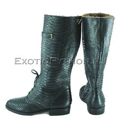 Сапоги из кожи питона SH-124