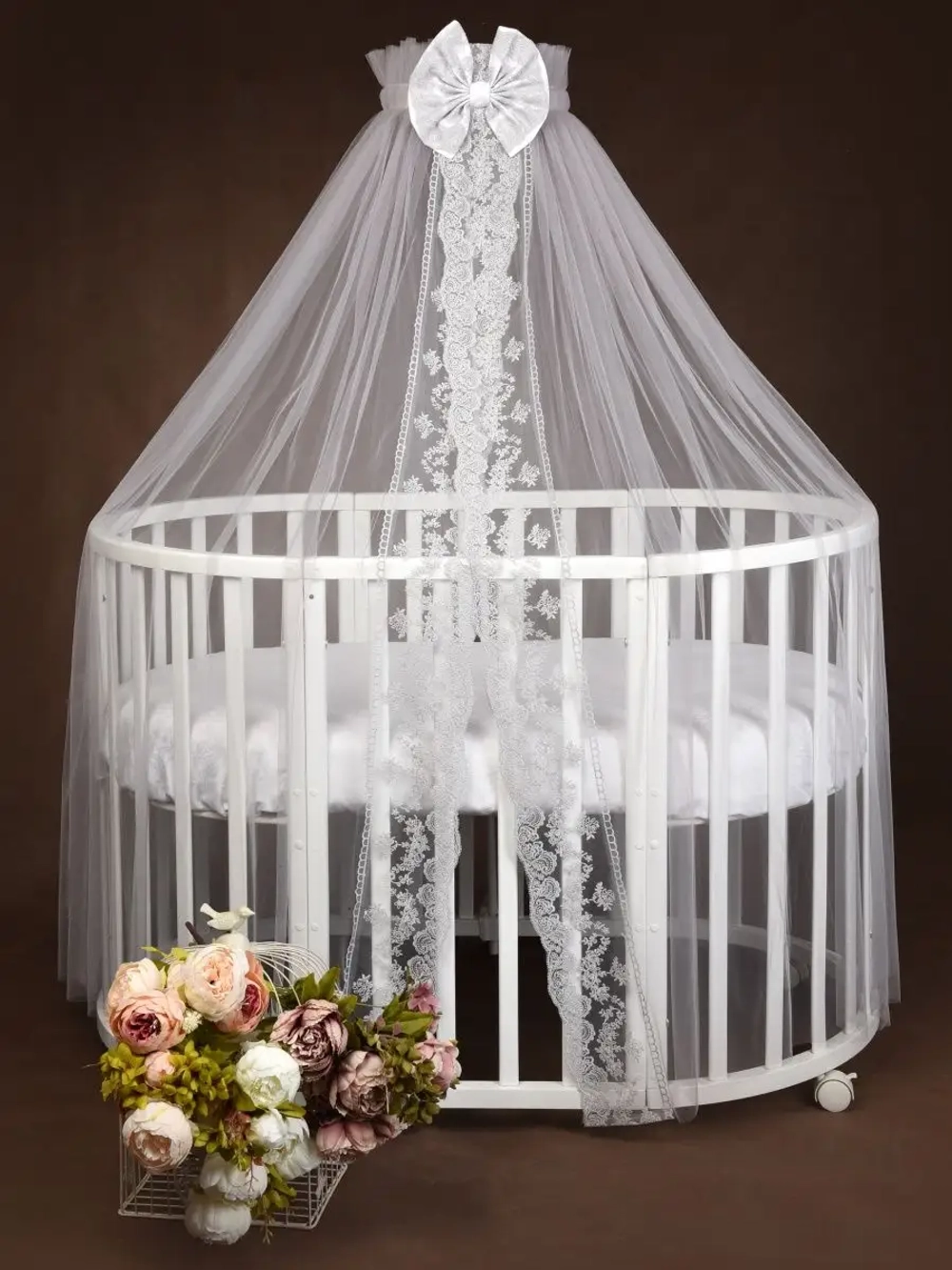 Балдахин с кружевом "Версаль"