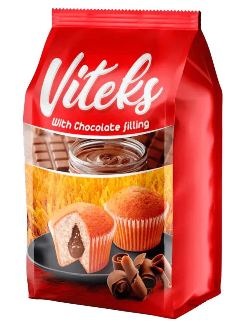 Кексы с Шоколадной начинкой Витекс 260 г