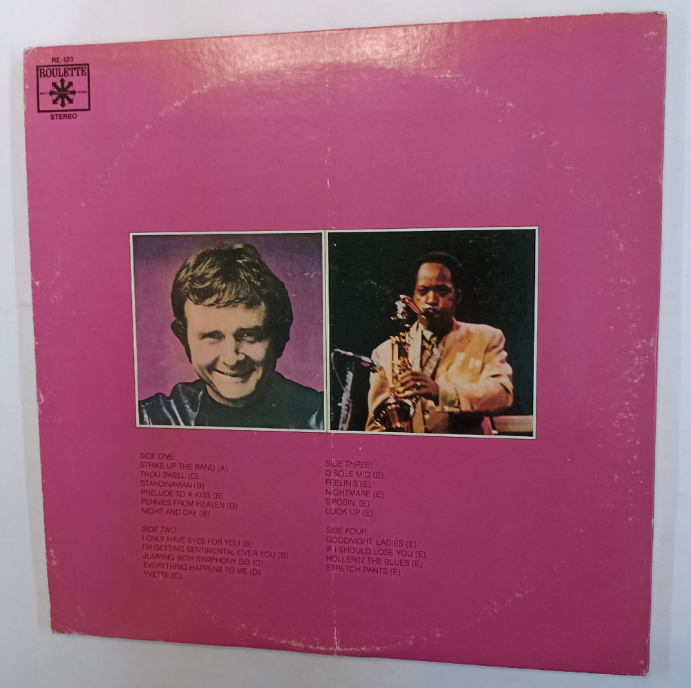 Винтажная виниловая пластинка Stan Getz Sonny Stitt Stan Getz Sonny Stitt 2LP (USA 1973)