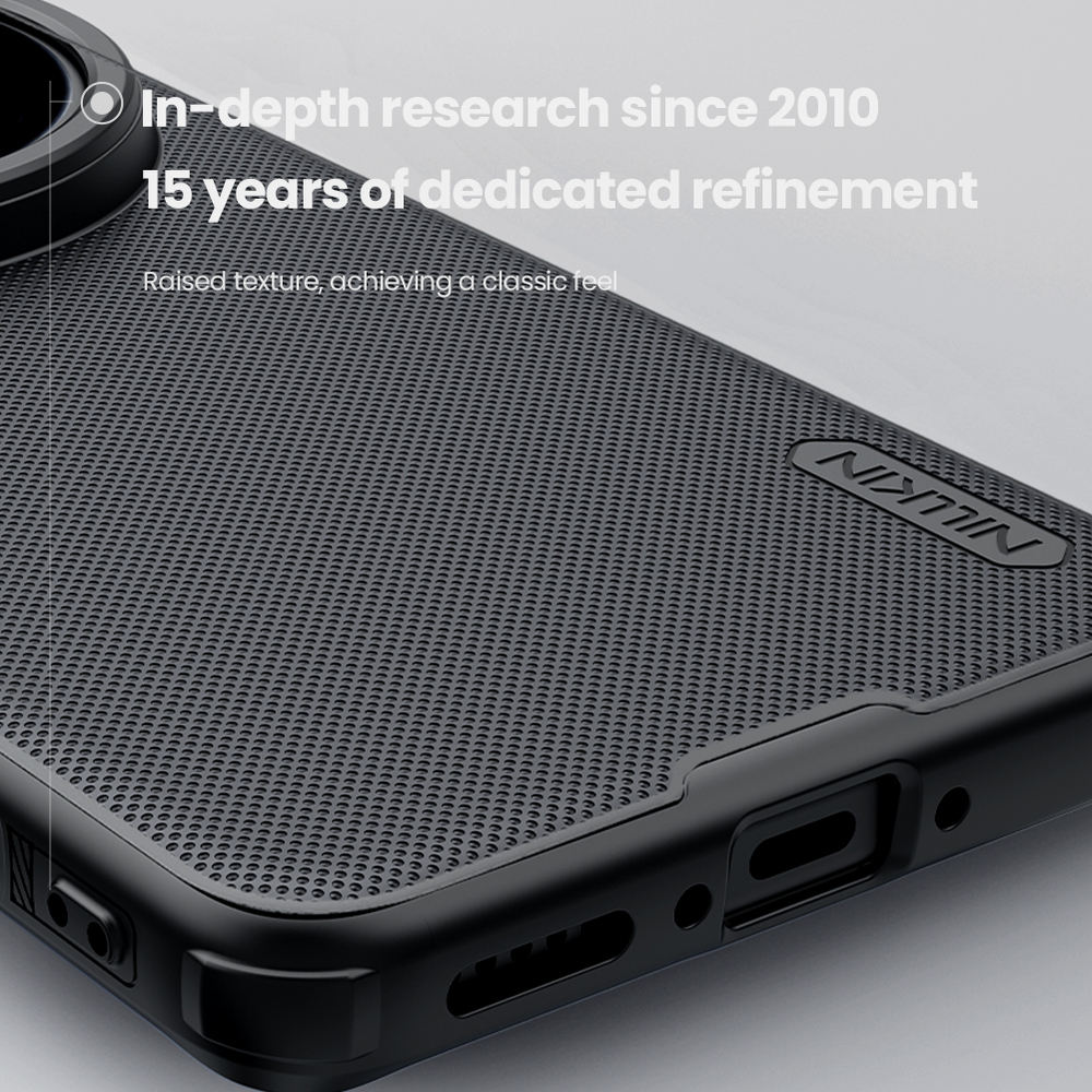 Чехол противоударный от Nillkin c поддержкой MagSafe для Vivo X200 Ultra, серия Super Frosted Shield Pro Magnetic Case