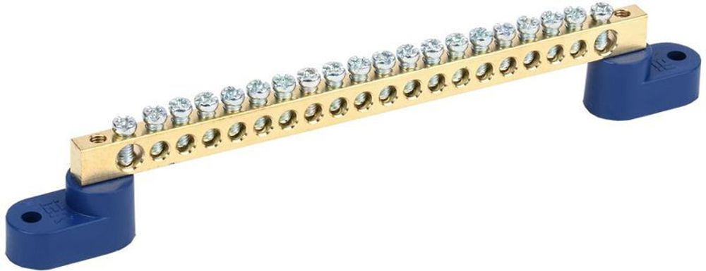 Шина нулевая ШНИ-6х9-20 У2-С на 2-х. угл. изол. IEK YNN10-69-20C2-K07 Шина нулевая ШНИ-6х9-20 У2-С на 2-х. угл. изол. IEK YNN10-69-20C2-K07