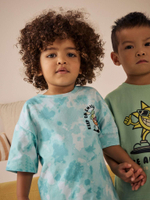 Пижама для мальчика Next AJ0-526, 3 шт., Голубой, Салатовый, Бежевый