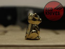 Бусина темлячная "Муська", латунь