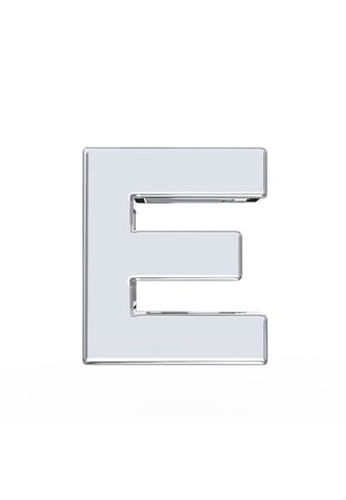 Колье буква "E" на цепочке