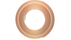Труба медная 09,52x0,81x50000мм (3/8"х0,032") Refpipe Strong SPL-09081-50RS
