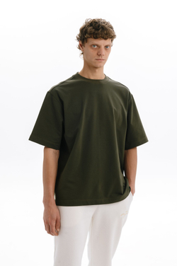 Футболка Mazzika Unisex Oversize OneSize, цвет хаки