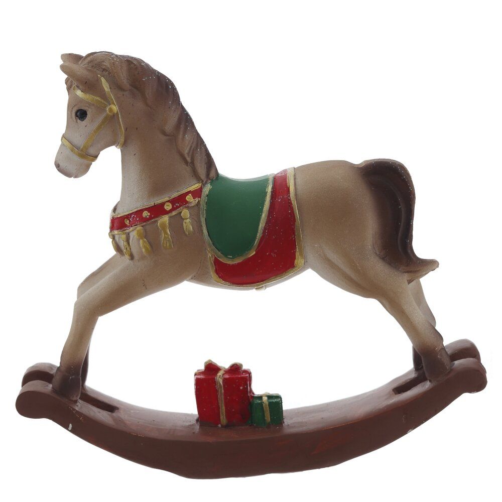 GAEM Фигурка декоративная "Лошадка-качалка", L15 W3 H14 см, 2в.