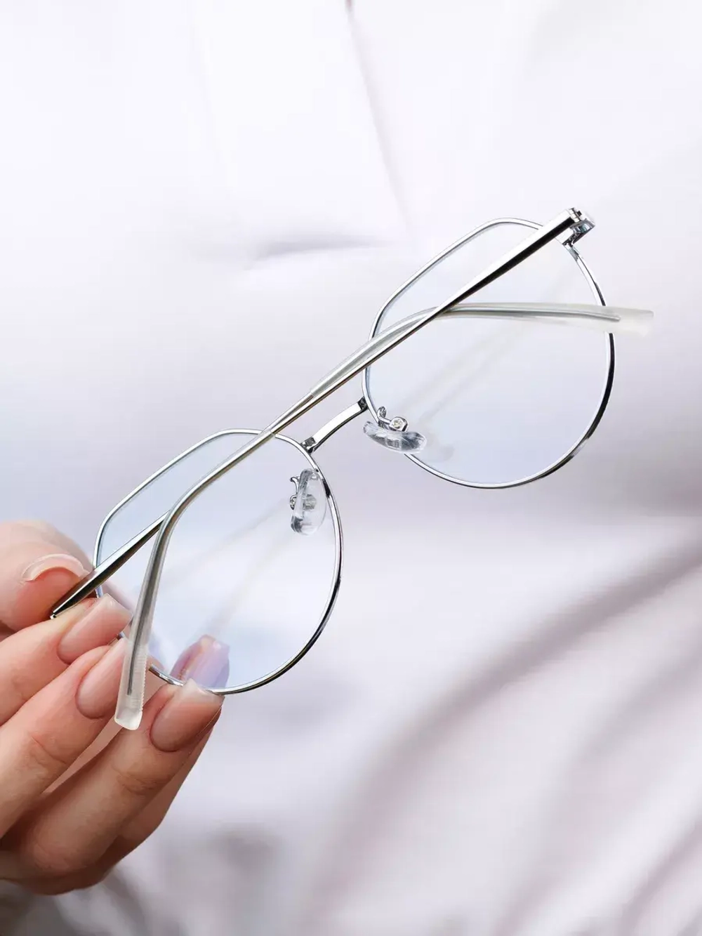 Очки для компьютера имиджевые защитные прозрачные нулевки
