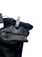 Перчатки. Женские. Материал верха: Кожаные. Подклад: Плюш-флис.В упаковке 5 шт.