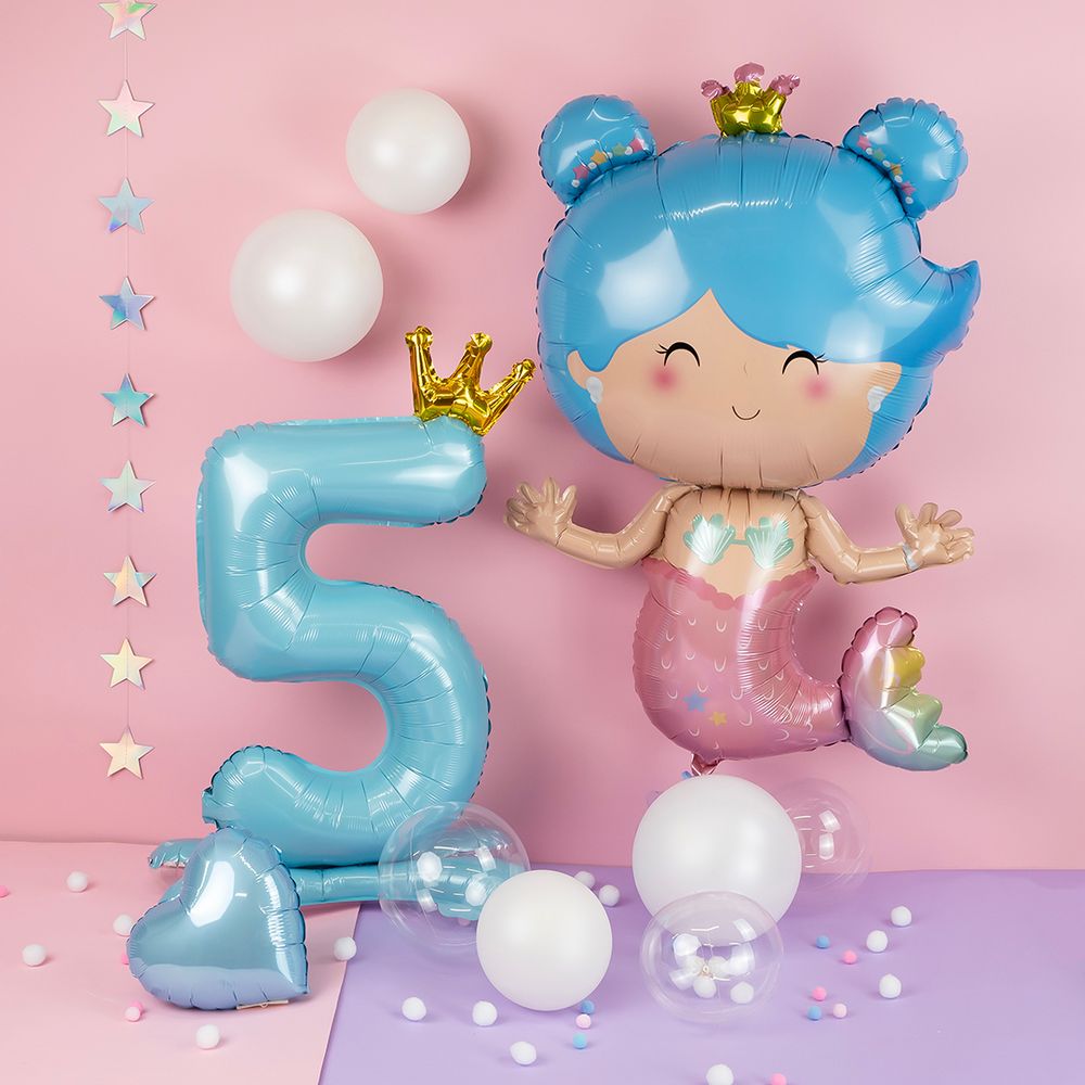 Шар (39''/99 см) Фигура, Принцесса Русалочка, 1 шт. в уп.