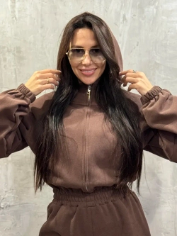 Комбинезон с капюшоном брючный без флиса