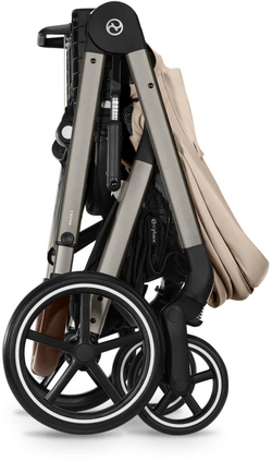 Cybex Детская коляска Balios S Lux BLK 2 в 1 цвет Almond Beige