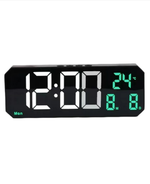 Часы-будильник настольно-настенные LED 5505 White&Green