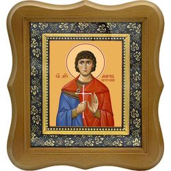 Марк Критский мученик. Икона на холсте.