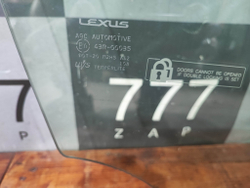 Стекло двери передней правой Lexus NX 1 14-21 Б/У Оригинал 6810178010