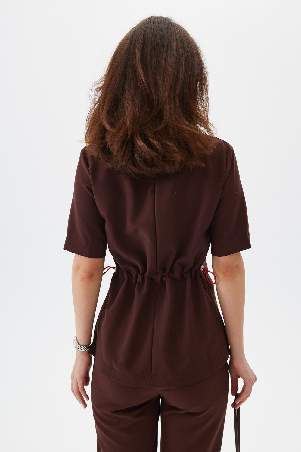 Топ медицинский женский Ньюлук, шоколад