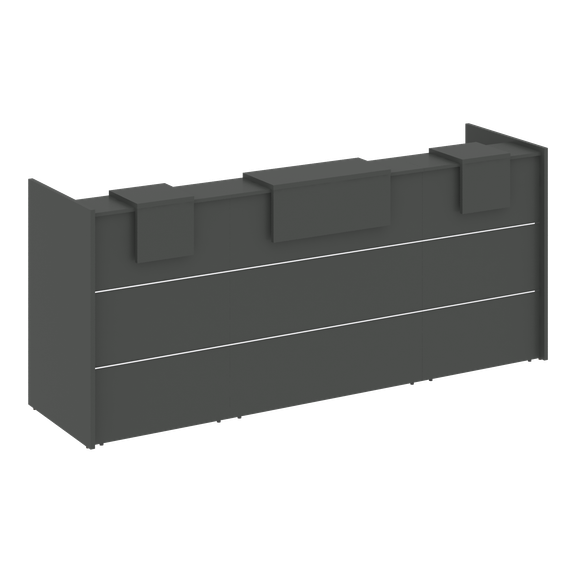 Onix Ресепшн O.R-K-16 Антрацит 2790*766*1187