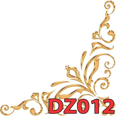 Фото обои - Декор под золото DZ012