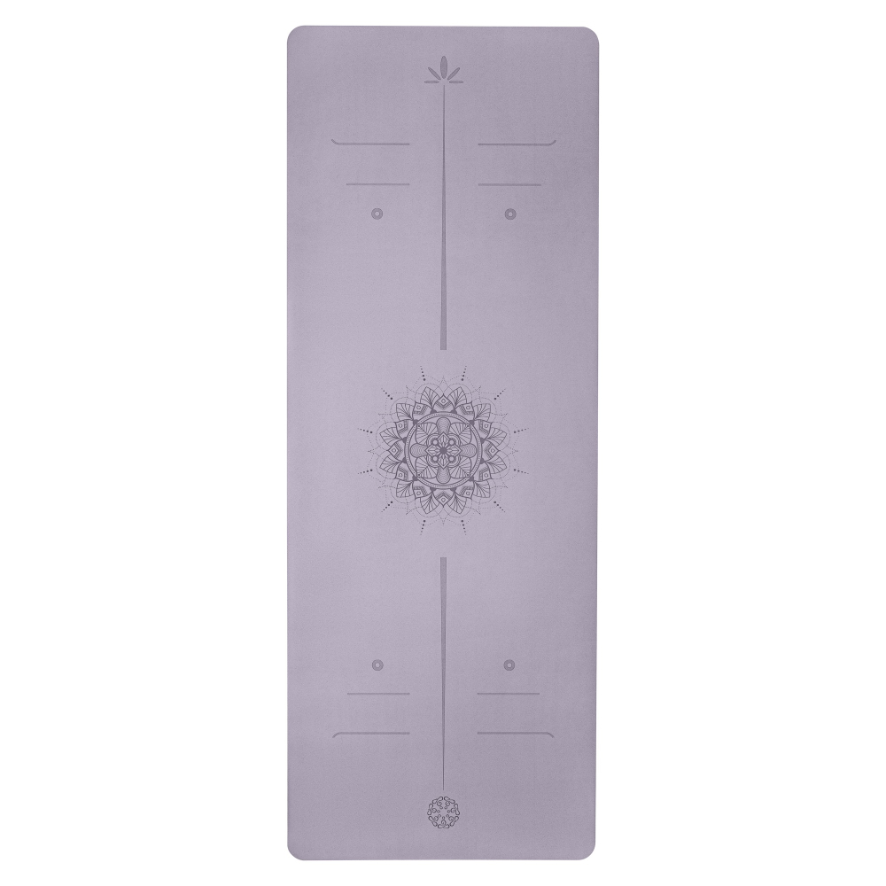 ULTRAцепкий 100% каучуковый коврик для йоги Ultra Arrows Purp 185*68*0,5 см