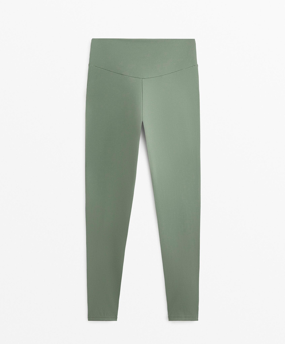 OYSHO Легинсы длиной до щиколотки Comfortlux с высокой посадкой, светло-зеленый