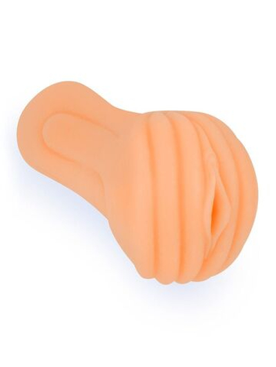 Эластичный мастурбатор в виде вагины телесного цвета (Цвет: телесный)