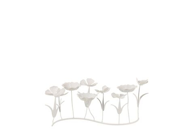 Подсвечник "Цветы" 48x9,5x15см