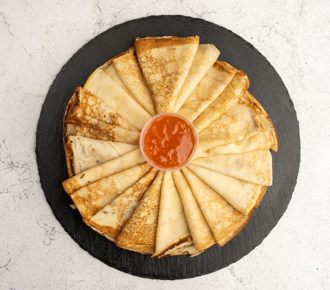 Блины с джемом, 10 шт.