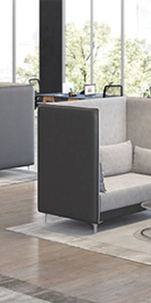 Офисные диваны Графит В