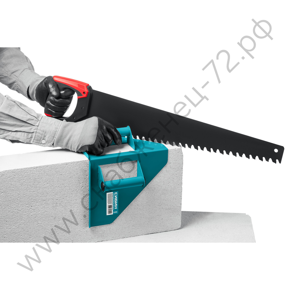 СИБИН 200х200 мм, 900 г, Направляющий угольник для резки газобетона (15403)