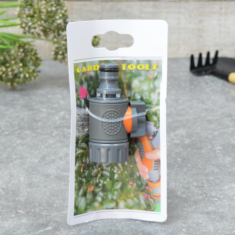 Переходник - соединитель для шлангов 3/4, с универсальной системой быстрой фиксации